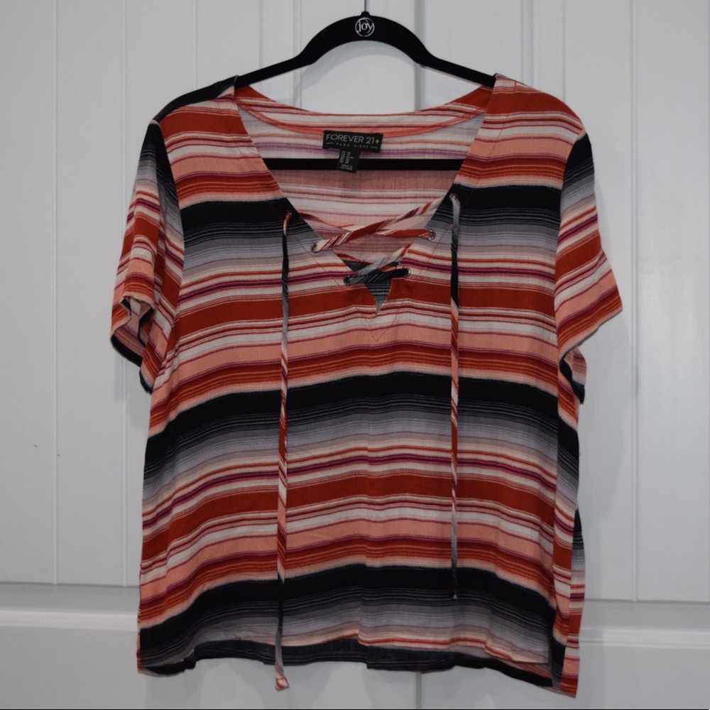 Flowy striped blouse